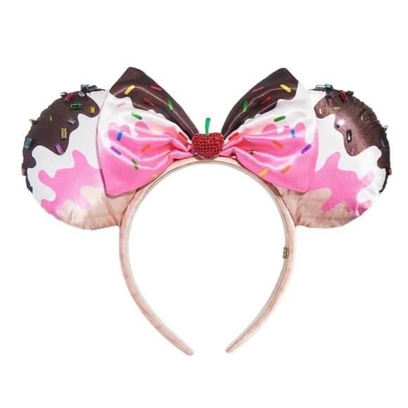 Disney Accessories - Baublebar Disney Minnie Mouse Ice Cream Ears Headband- NWT